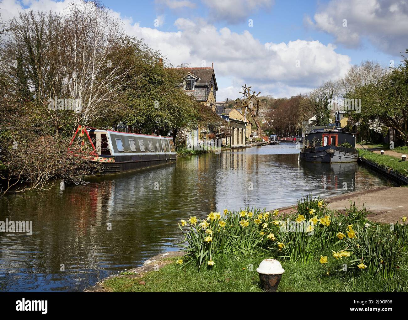 UK - Herts - Grand Union Canal Stock Photo