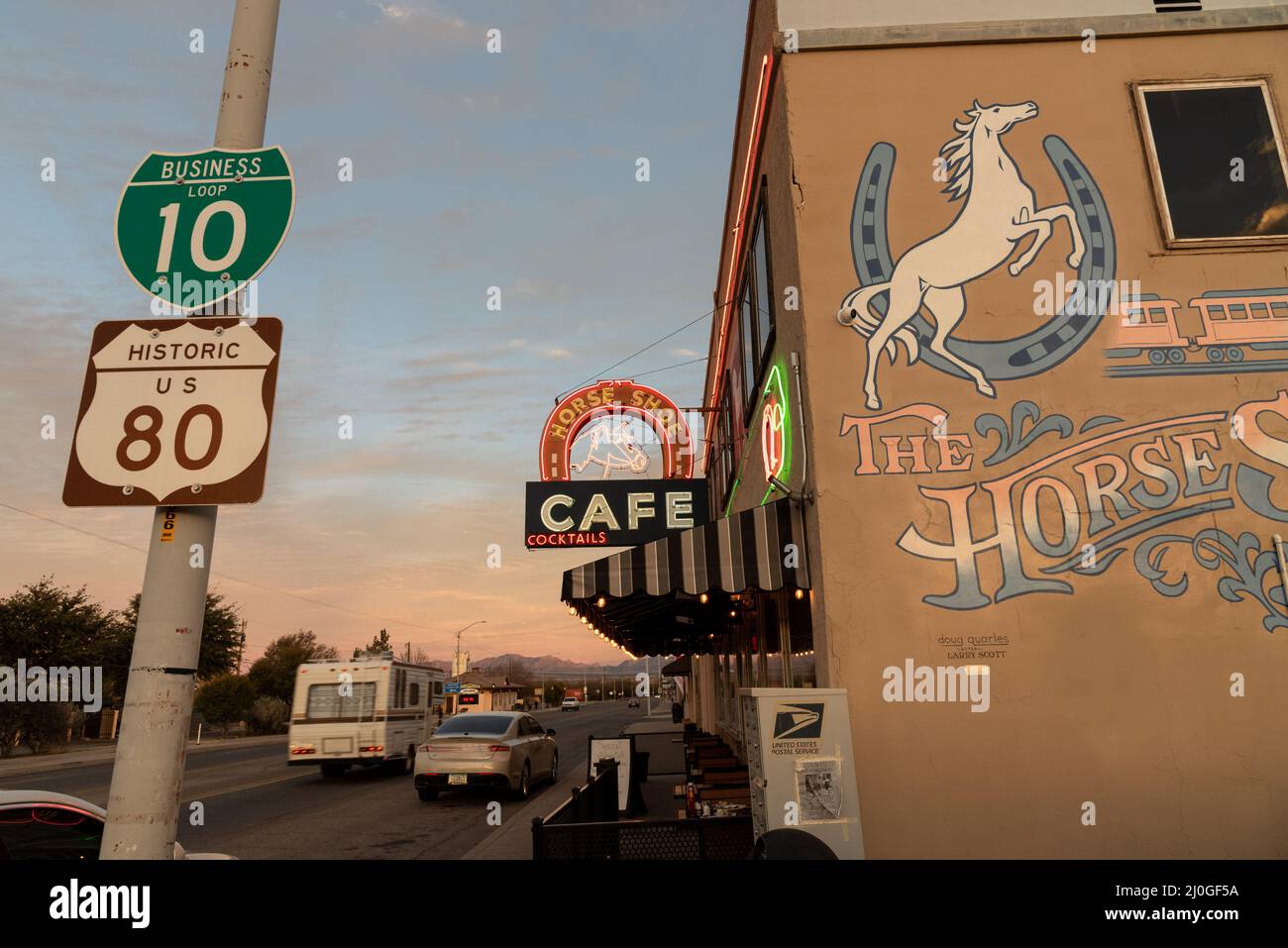 The Horseshoe Cafe, a historic restaurant that opened in 1936, on