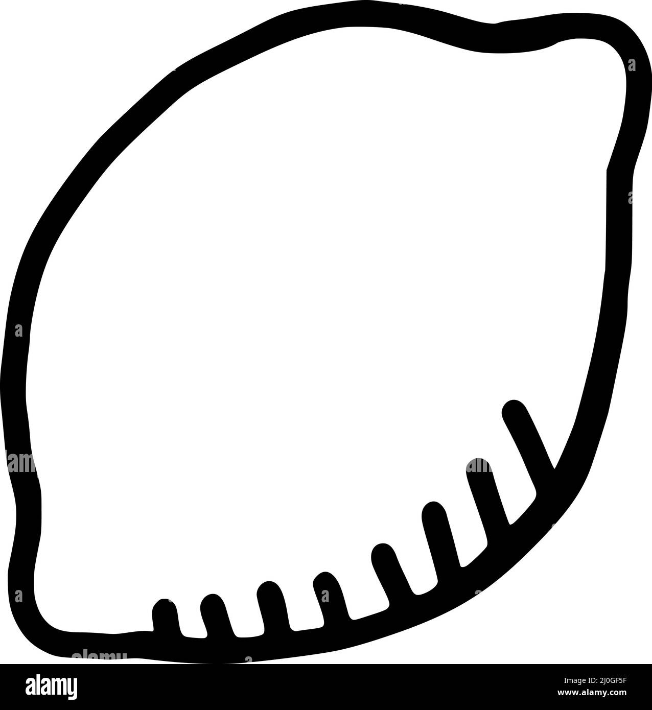 Lemon hand drawn icon isolated on white background. Fruit cartoon ...