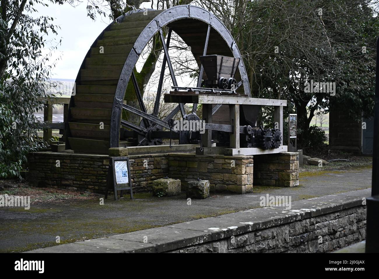 Dales Countryside Museum, water wheel, Burtersett Road, Hawes