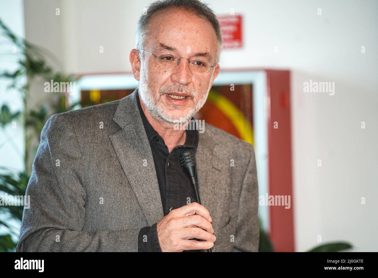 Prof.Stefano Mancuso Stock Photo