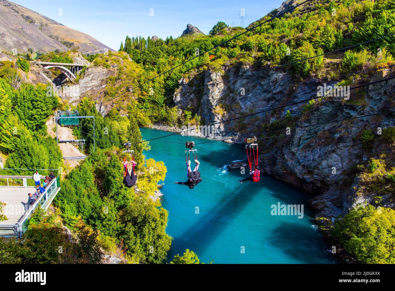 Extreme sport canopy Stock Photo Alamy
