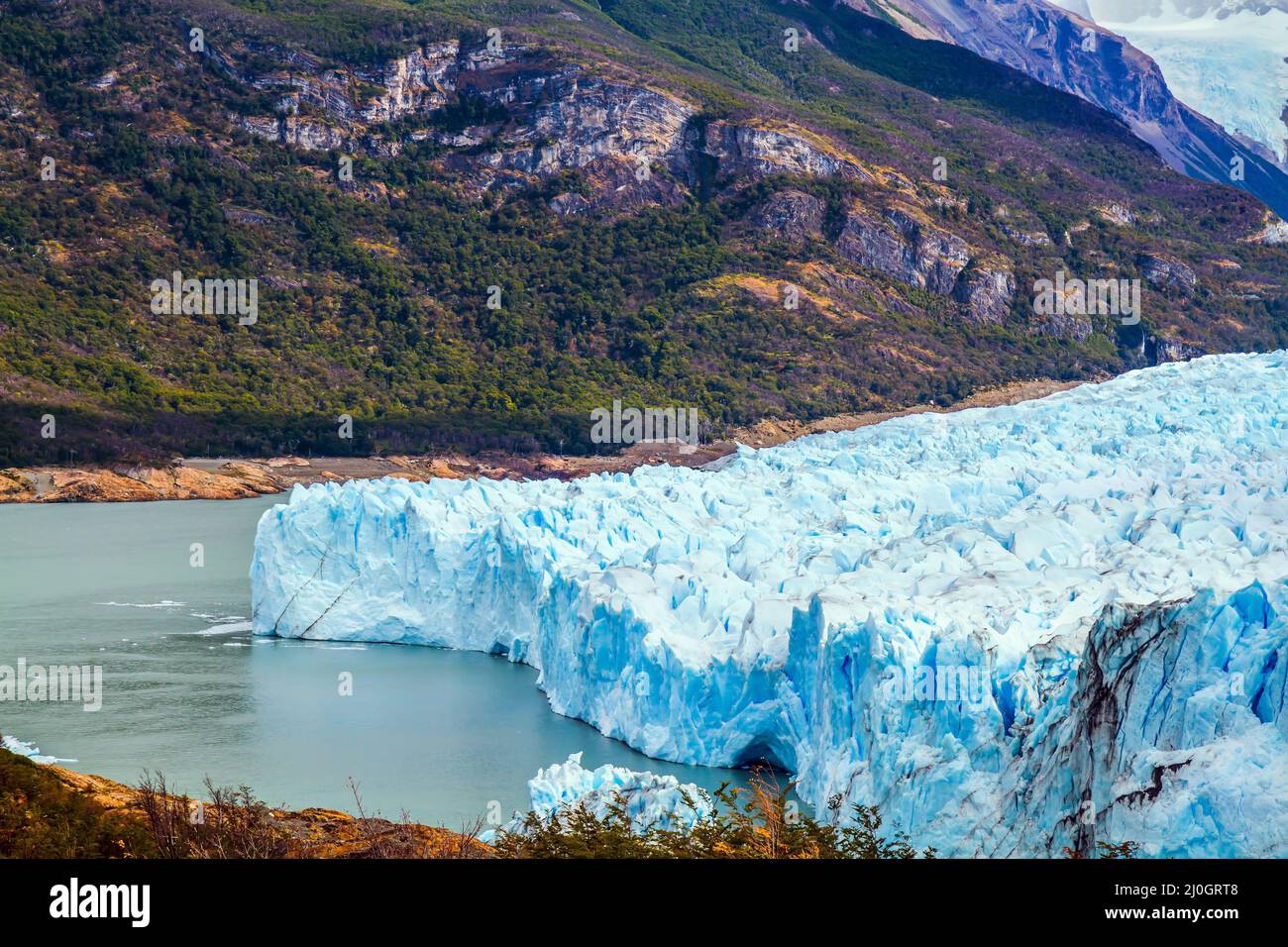 The fantastic glacier Perito Moreno Stock Photo