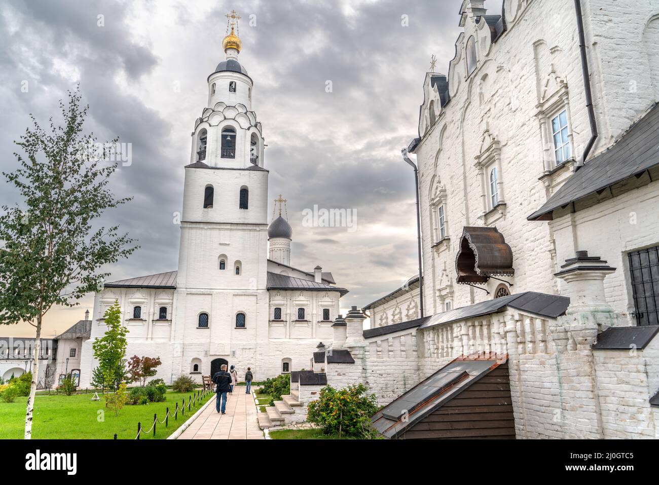 The Sviyazhsk mail monastery in Tatarstan Stock Photo