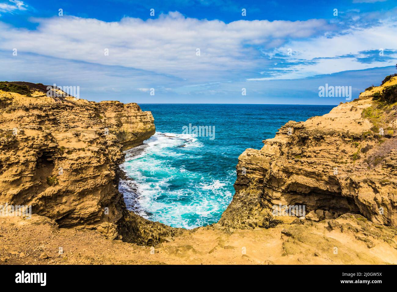 Picturesque ocean bay Stock Photo