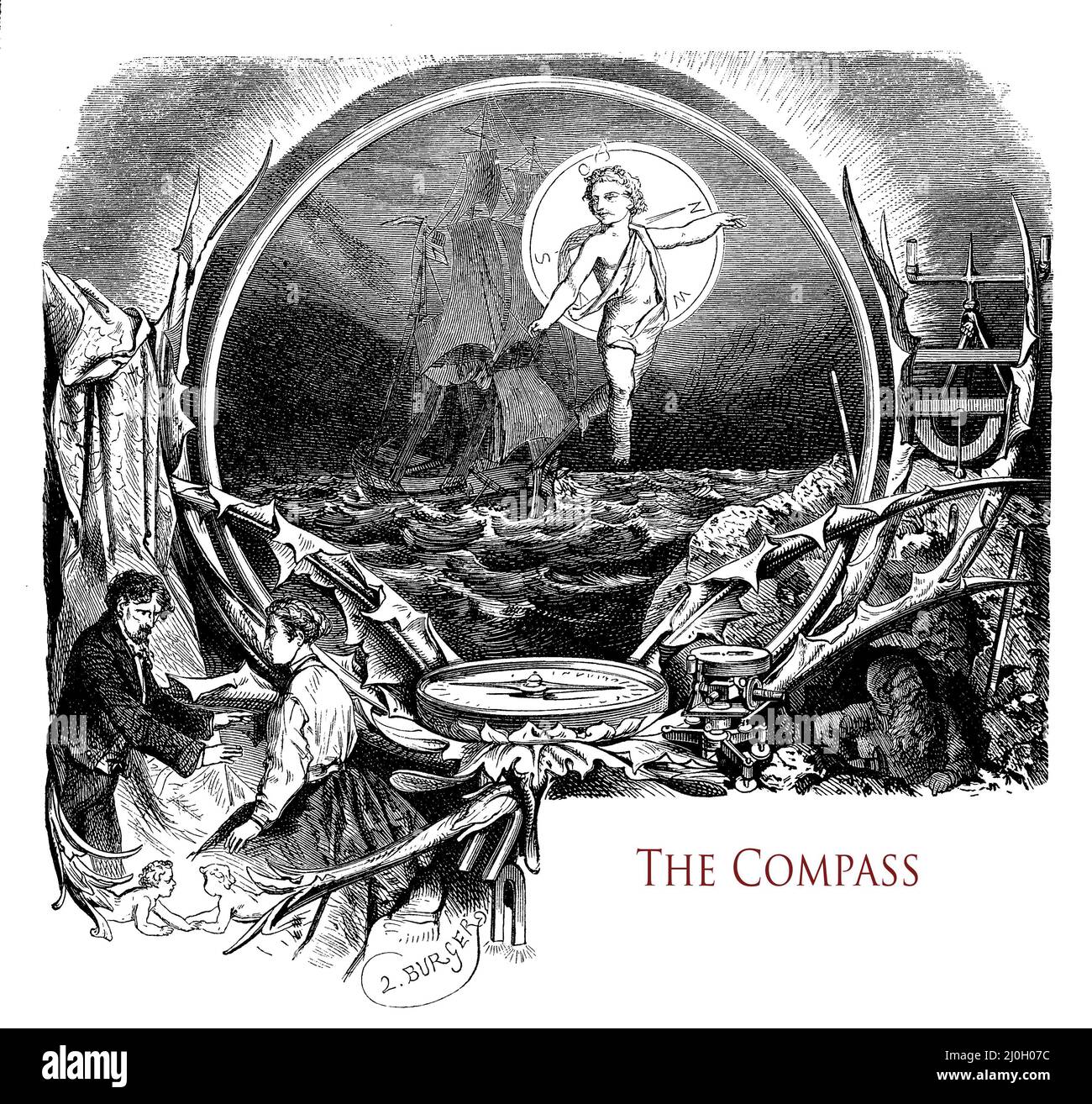 Beautiful typographic front chapter image about the invention of the ...