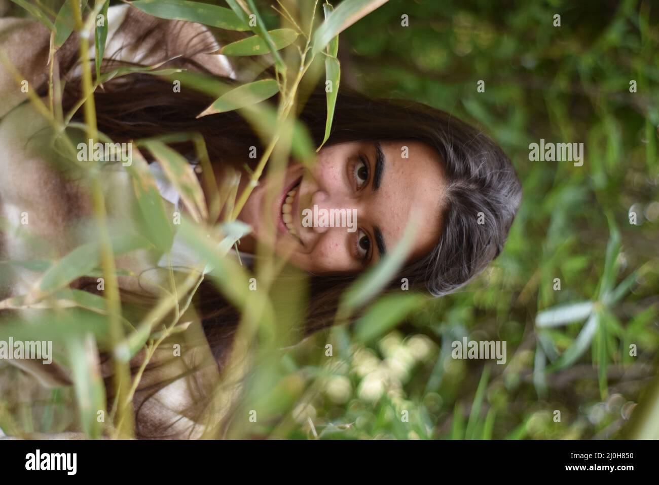 Smiling young woman freckles hi-res stock photography and images - Alamy