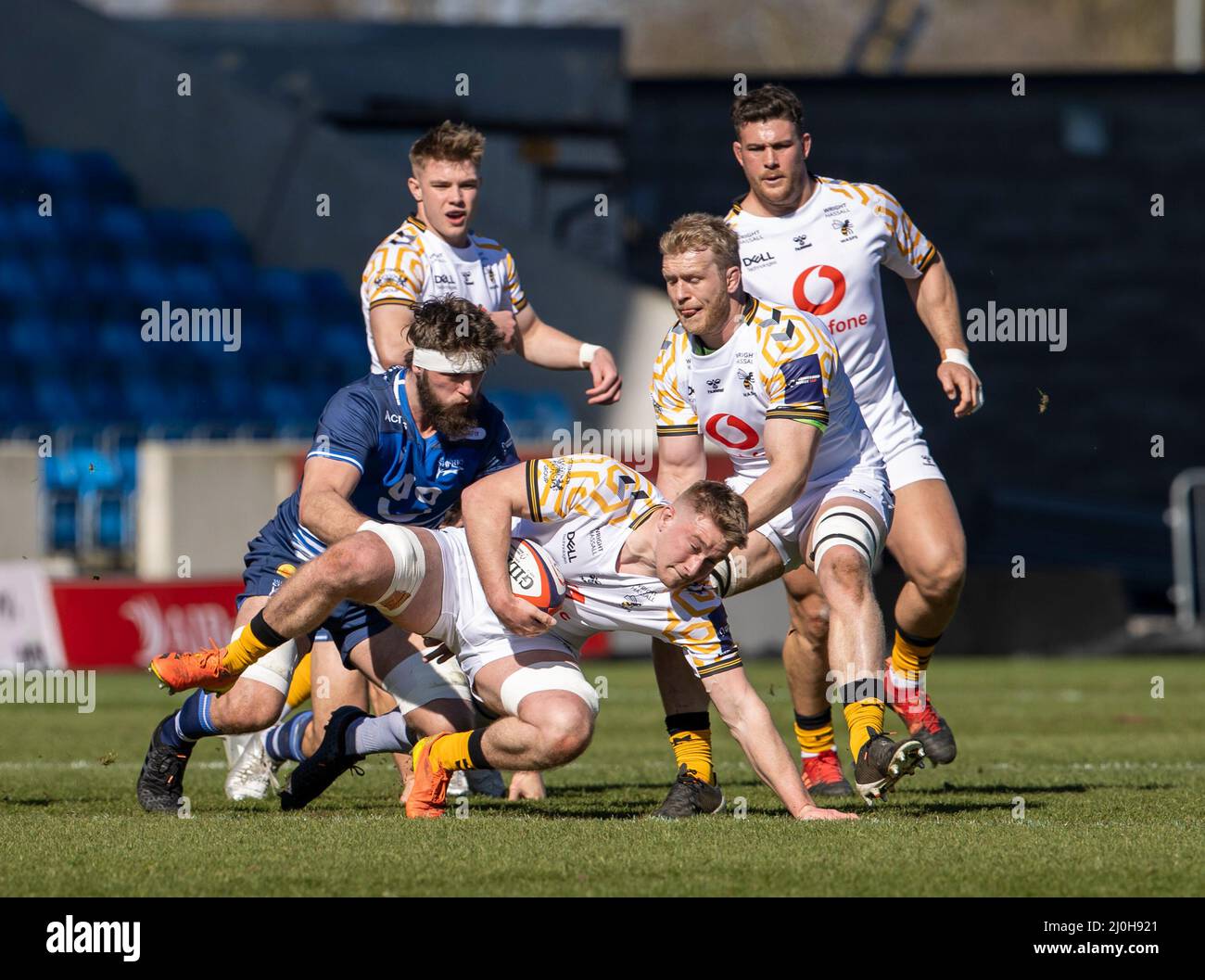 19th March 2022 ; AJ Bell Stadium, Sale, England; Premiership Rugby Cup ...