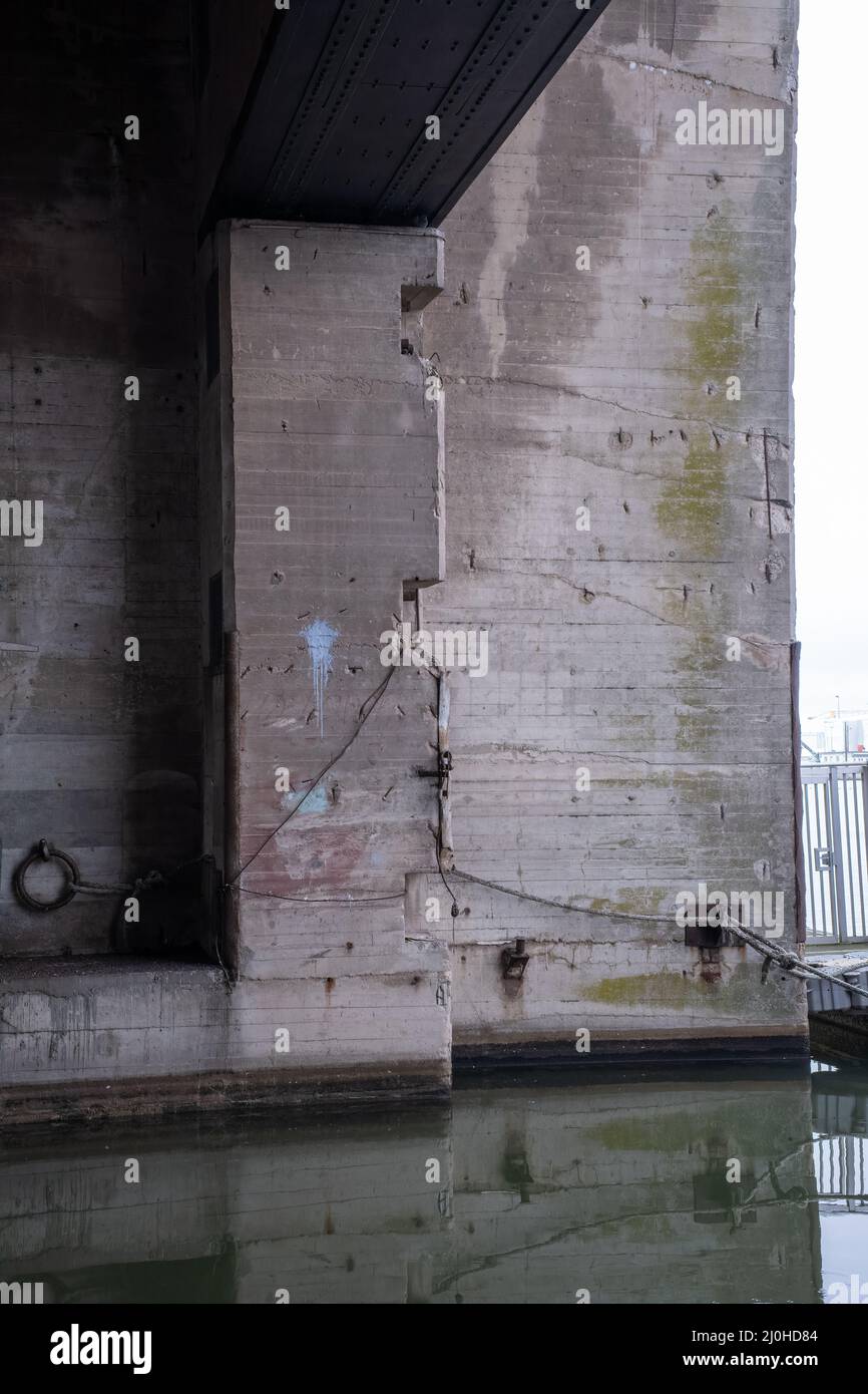Saint Nazaire, France March 2, 2022 German submarine base in Saint