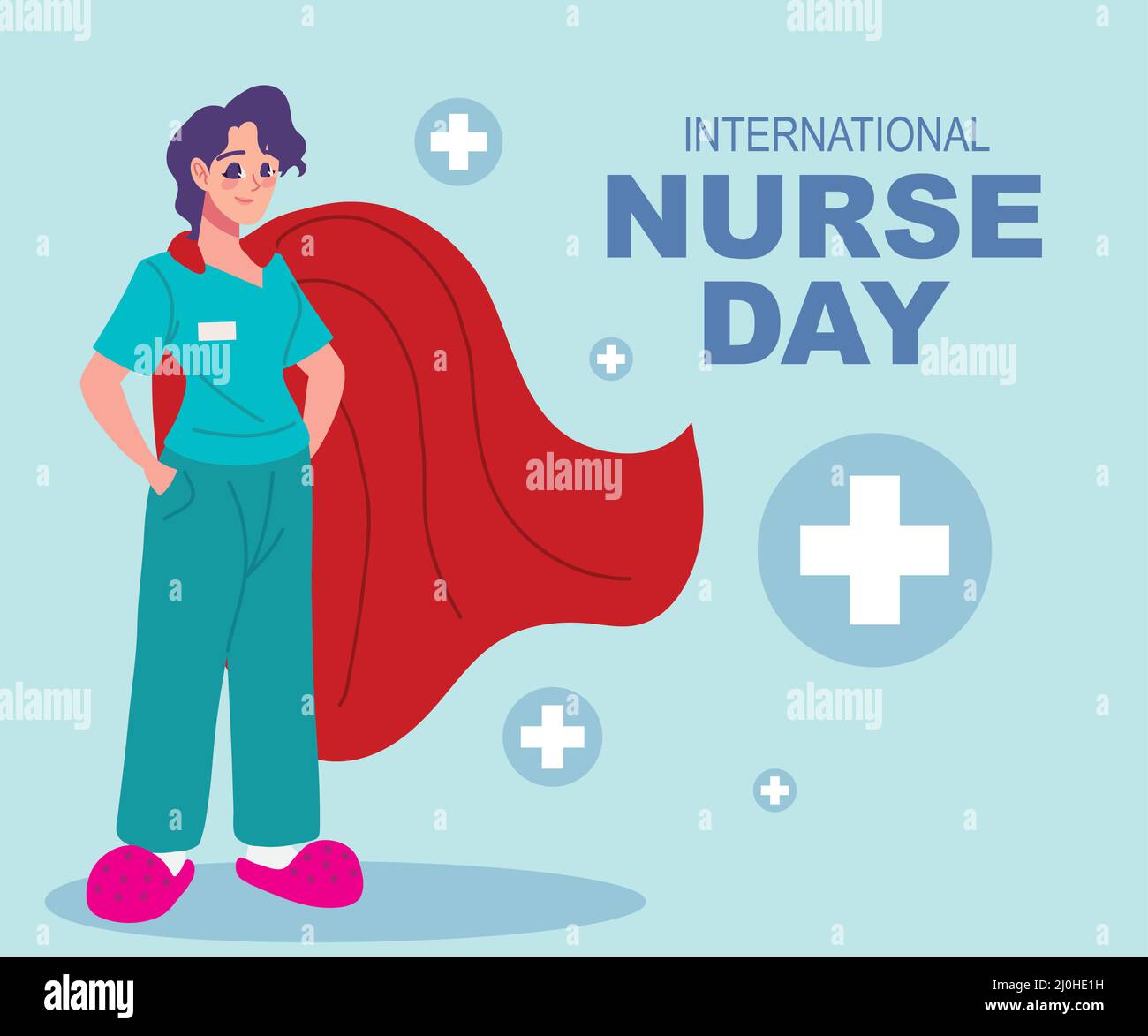 International Nurse day Stock Vector