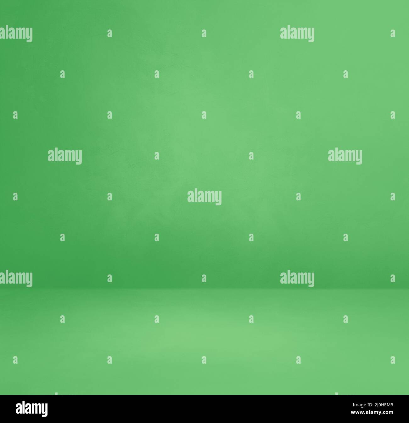 Empty green concrete interior background Stock Photo