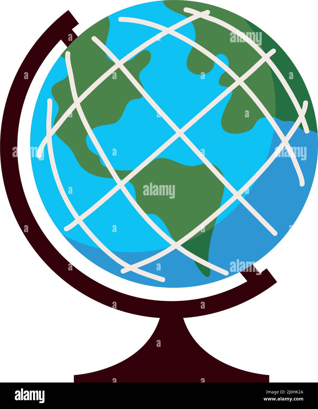 school globe icon Stock Vector Image & Art - Alamy