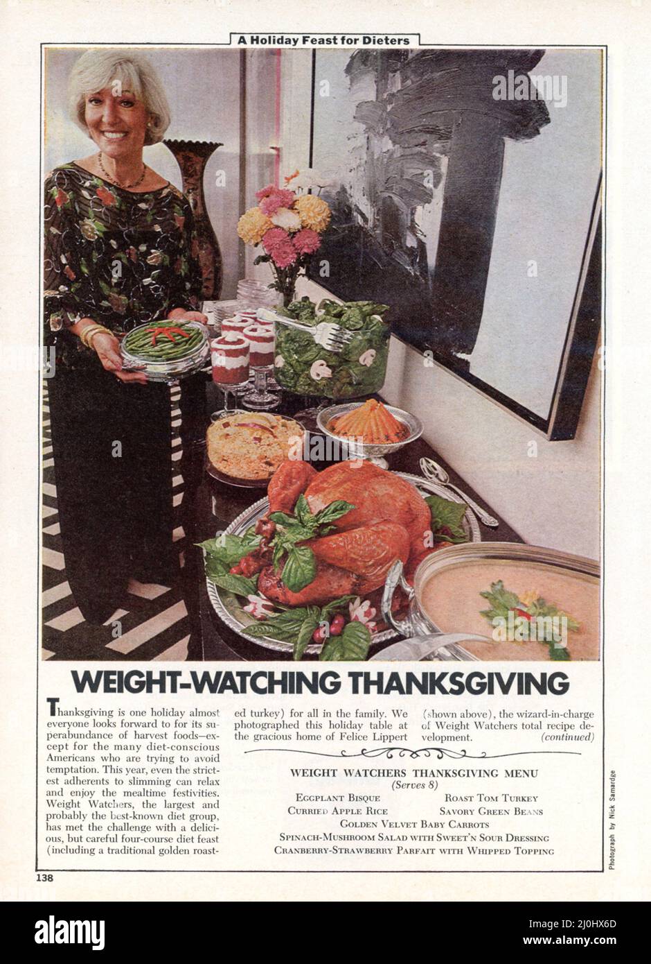 Vintage November 1976 'Ladies' Home Journal' Magazine Advert, USA Stock Photo