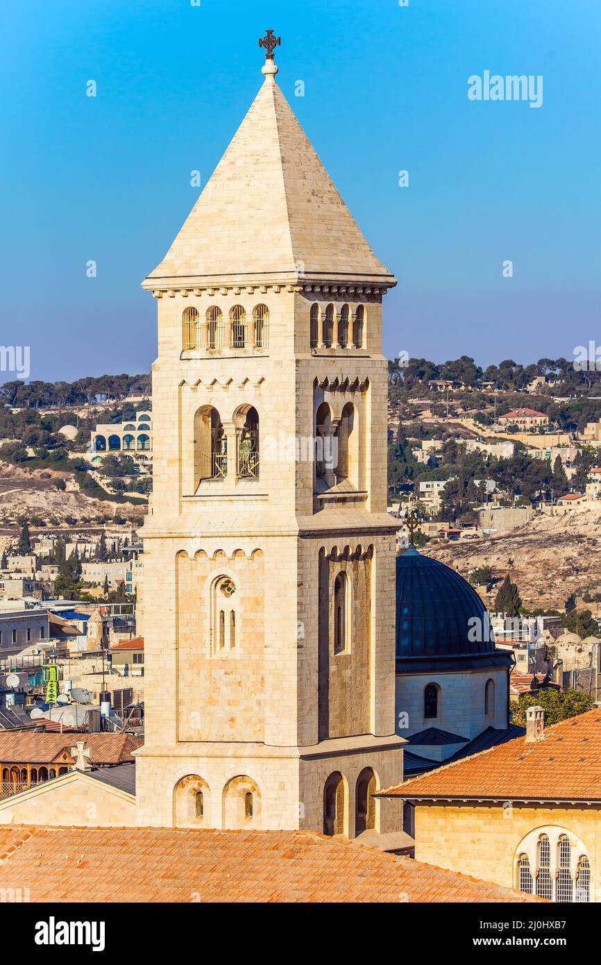 The roofs of Jerusalem Stock Photo