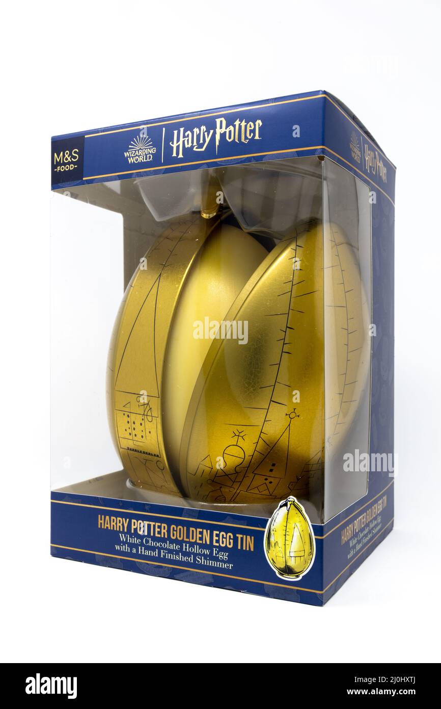 Harry Potter Golden Easter Egg Tin Stock Photo Alamy