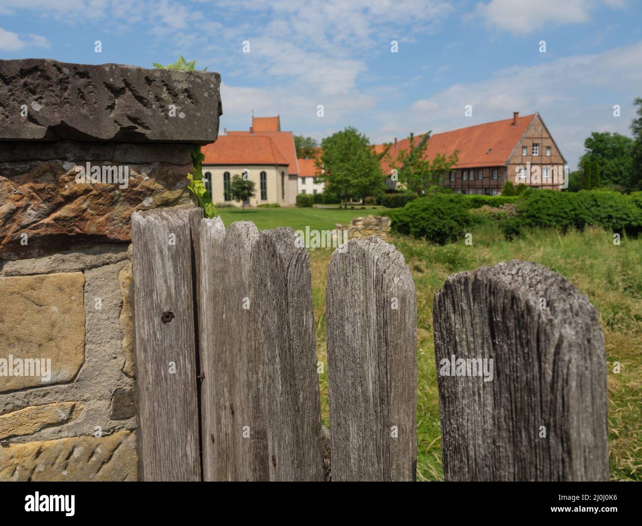 Fence at the germany Stock Photo Alamy