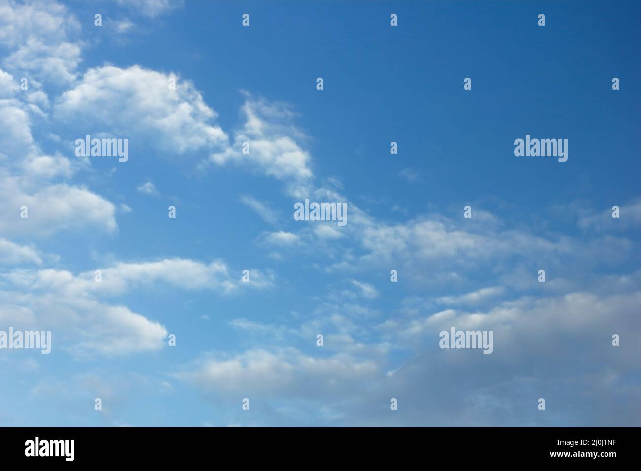 White clouds against blue sky beauty Made by nature Stock Photo