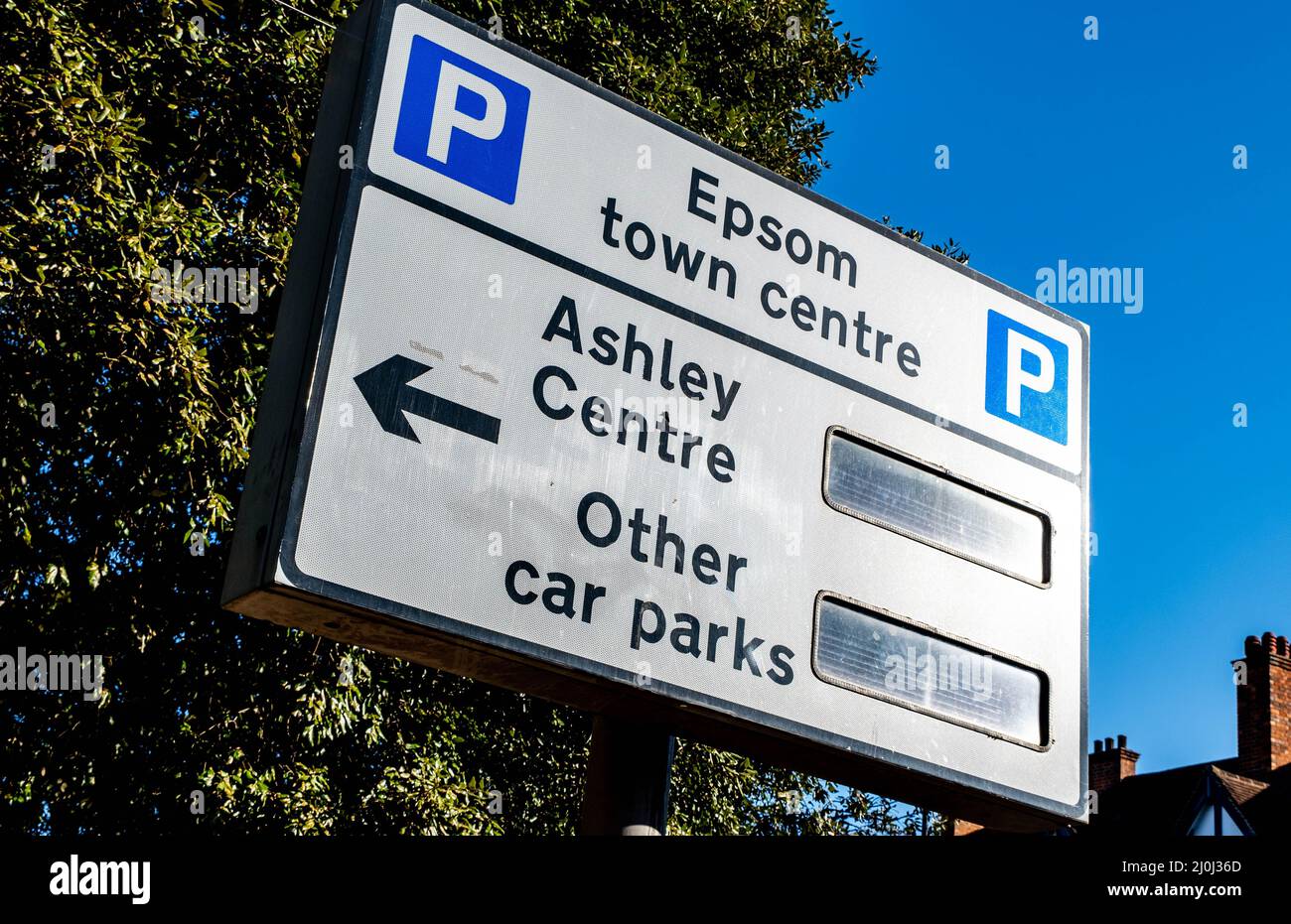 Epsom Surrey London UK, March 19 2022, Epsom Town Centre Traffic