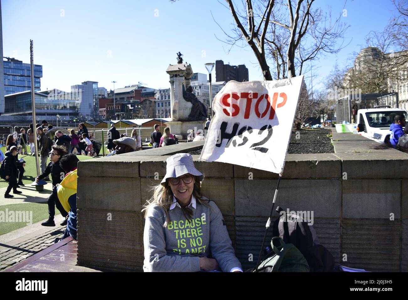 Hs2 Line Protests Hs2 2022 hi-res stock photography and images - Alamy
