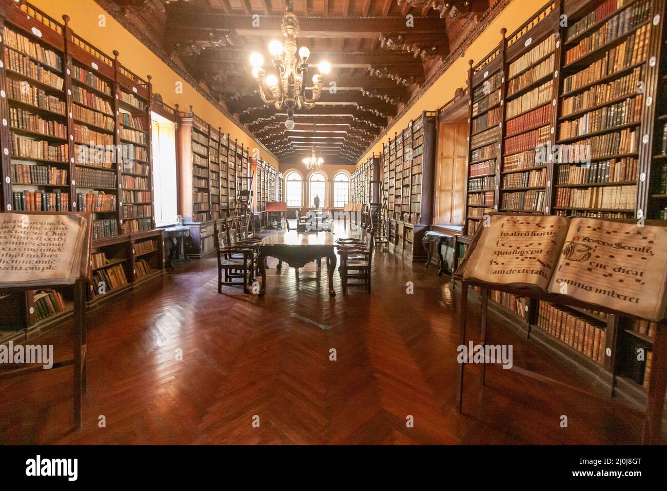 Library in Santo Domingo convent in Lima, Peru Stock Photo Alamy