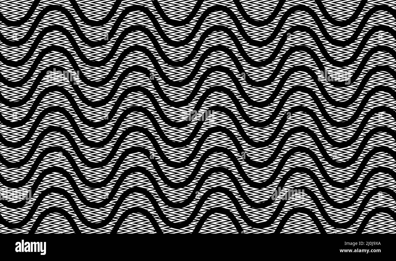 Rectangular format net, trellis, web pattern, texture of irregular wavy ...