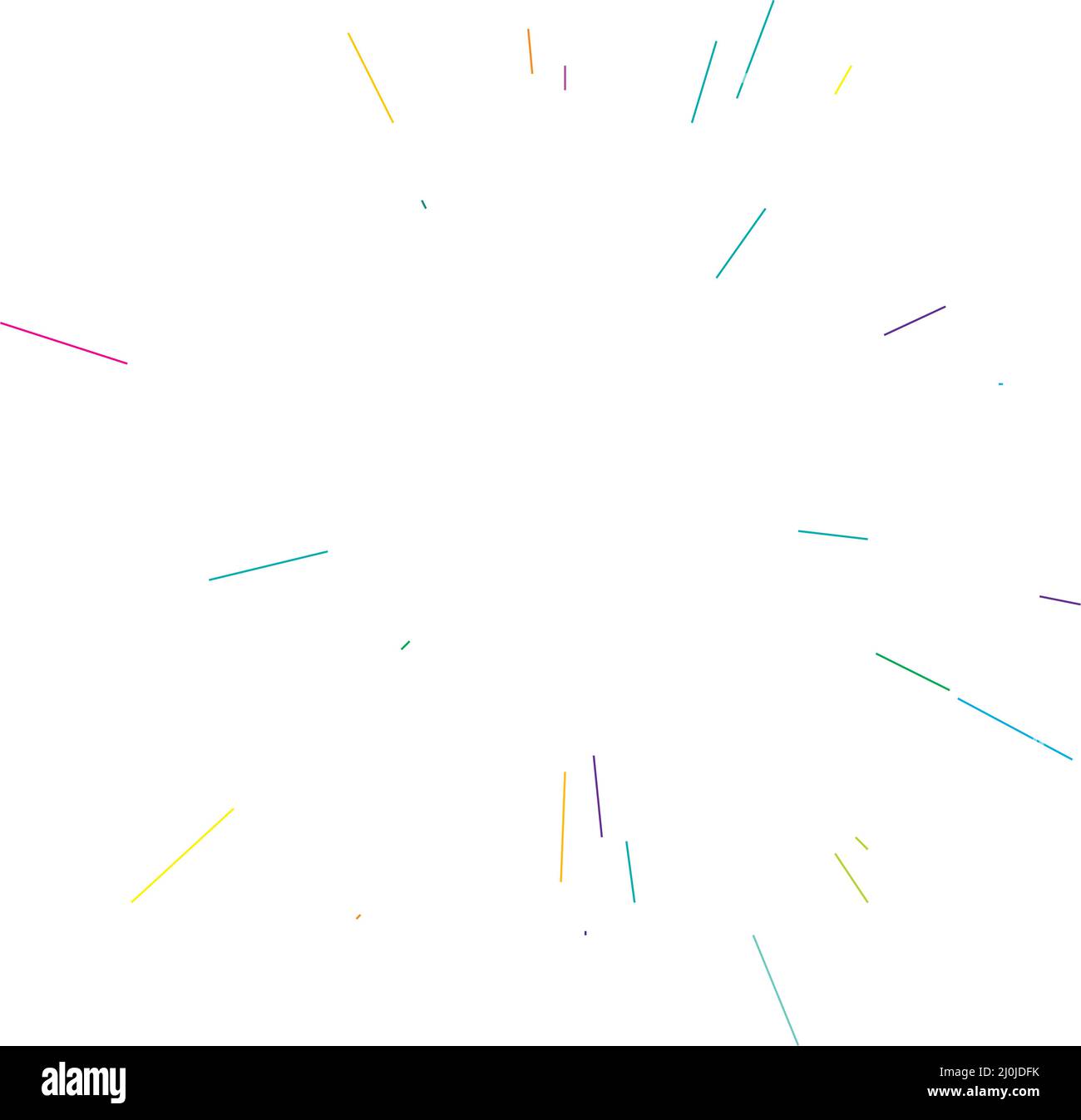 Radiate colorful lines, rays, beams. Radiating, radial multicolor sun ...