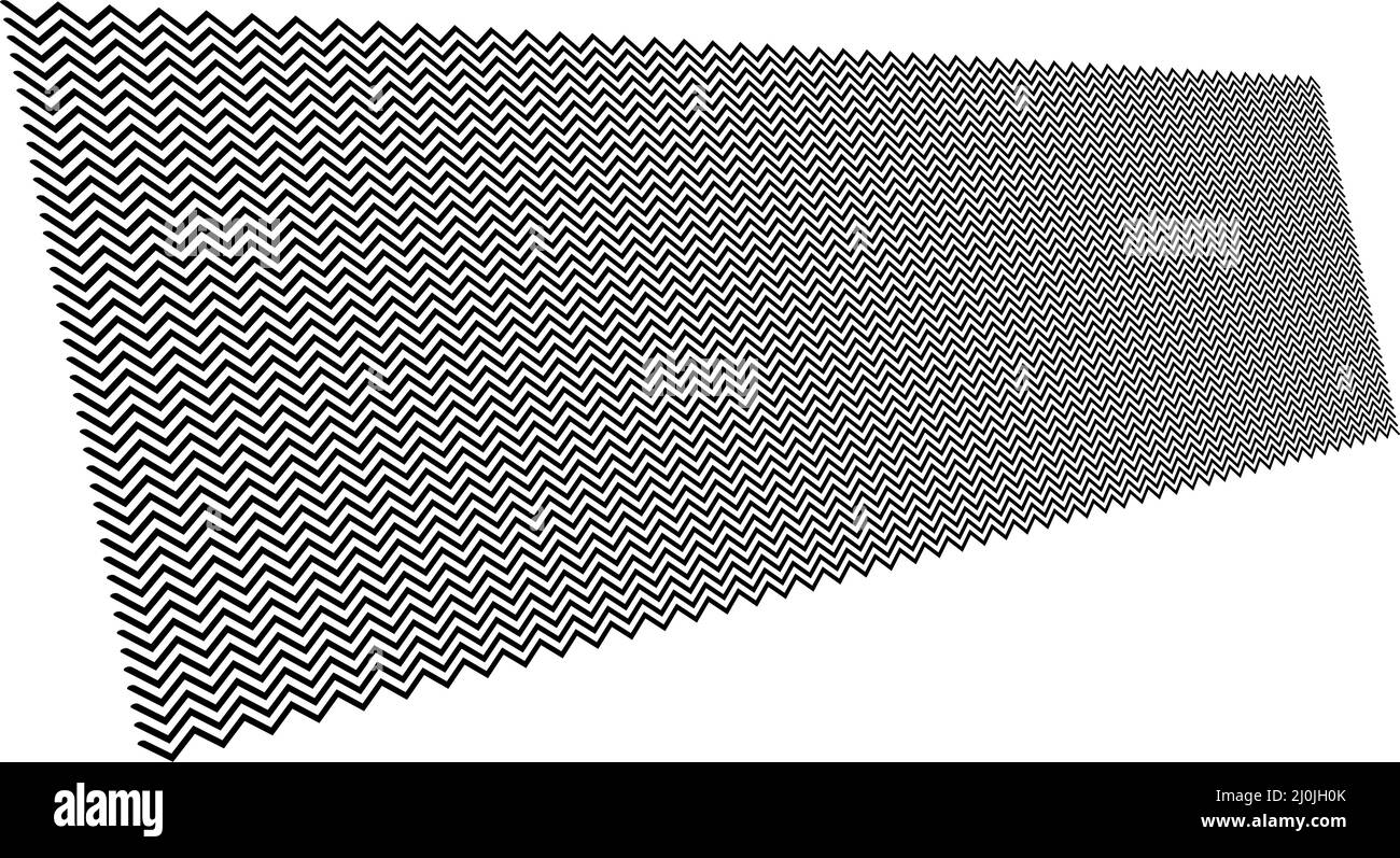 Edgy zig-zag, criss-cross lines in 3D perspective - stock vector ...