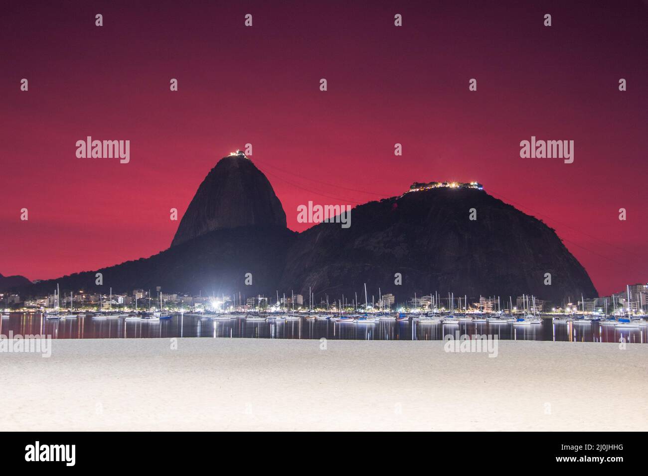 Panorama of Rio de Janeiro Guanabara Brasil RPPC Real Photo Postcard Brazil