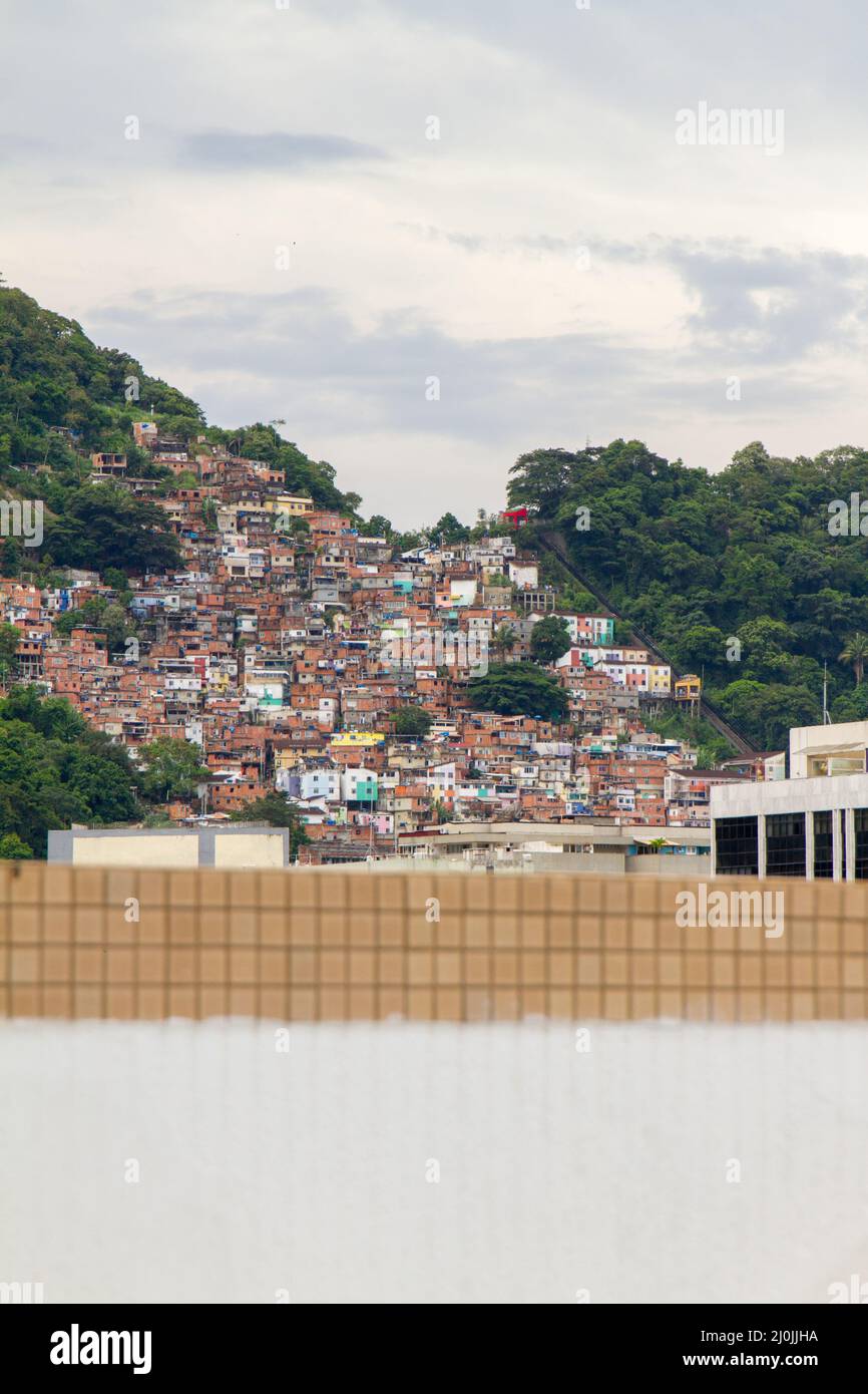 Santa Marta favela in Rio de Janeiro, Brazil Stock Photo Alamy