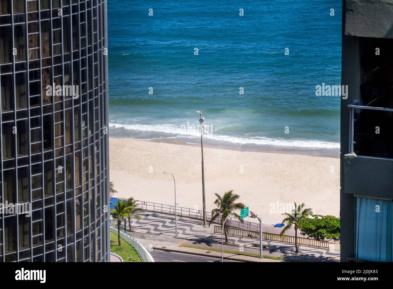 Sao Conrado Beach in Rio de Janeiro, Brazil. Stock Photo