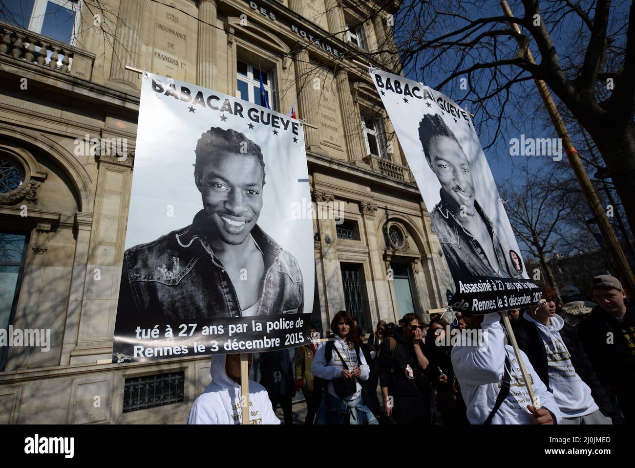 faible mobilisation contre le racisme Stock Photo