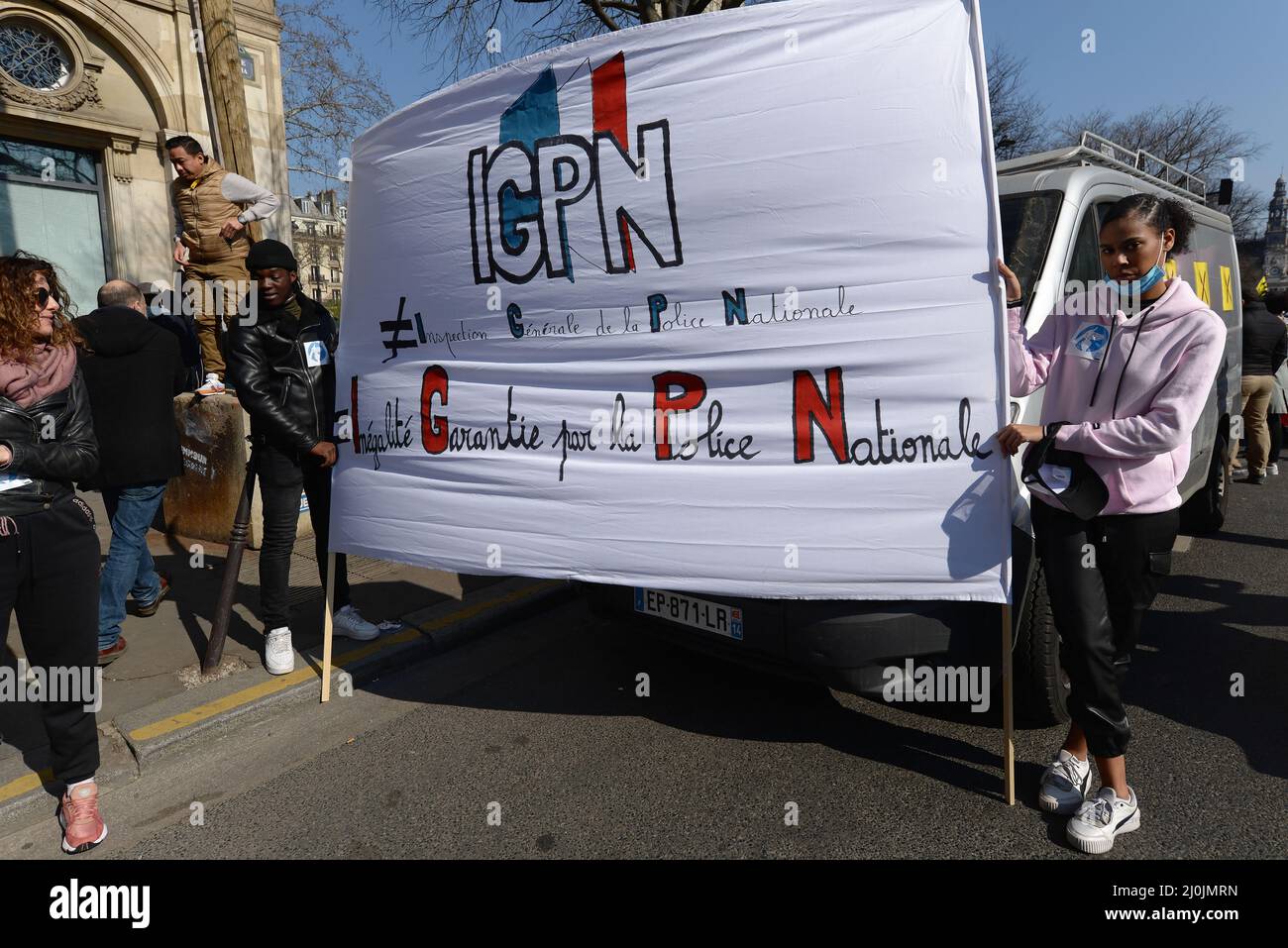 faible mobilisation contre le racisme Stock Photo