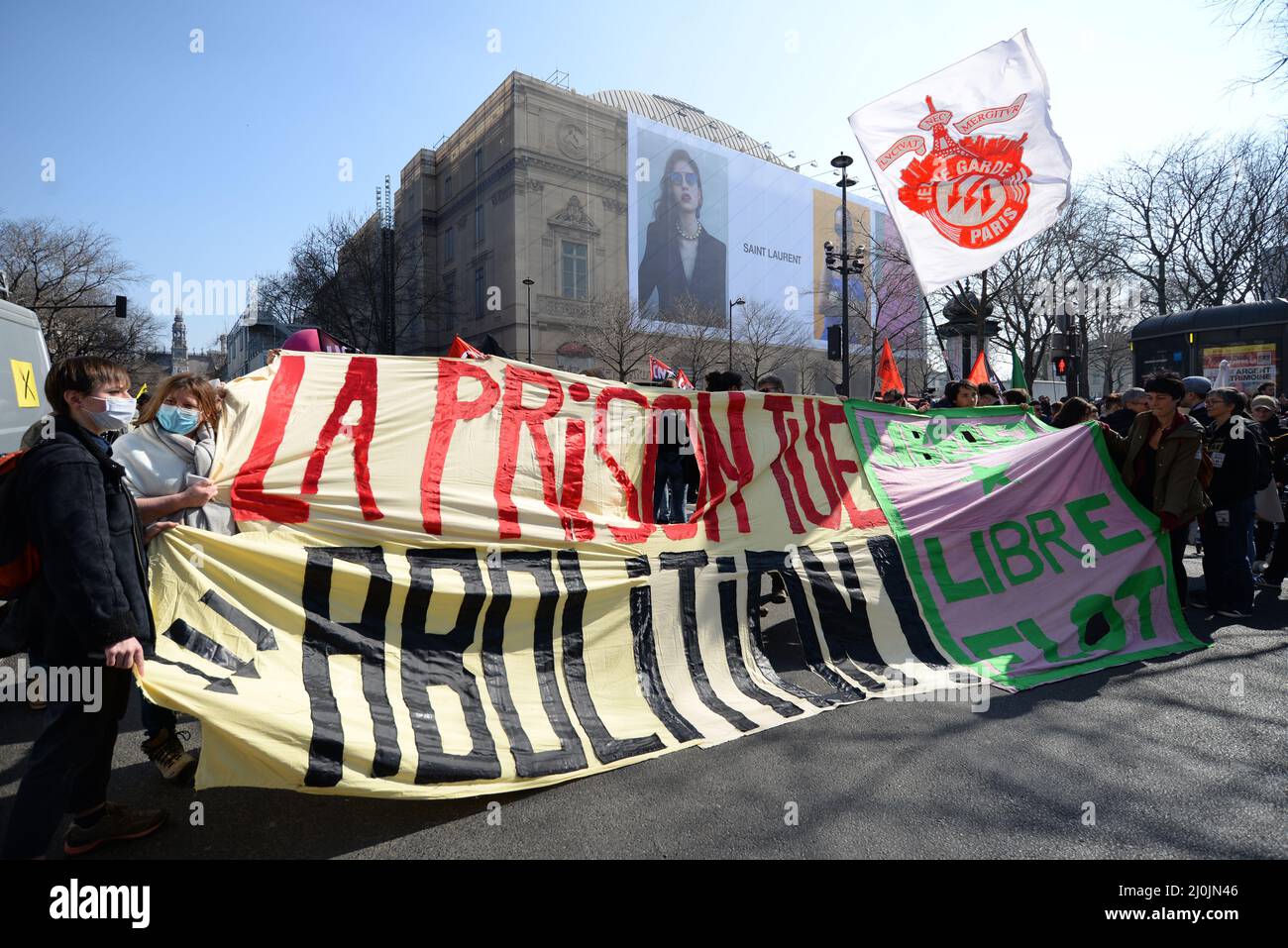 faible mobilisation contre le racisme Stock Photo