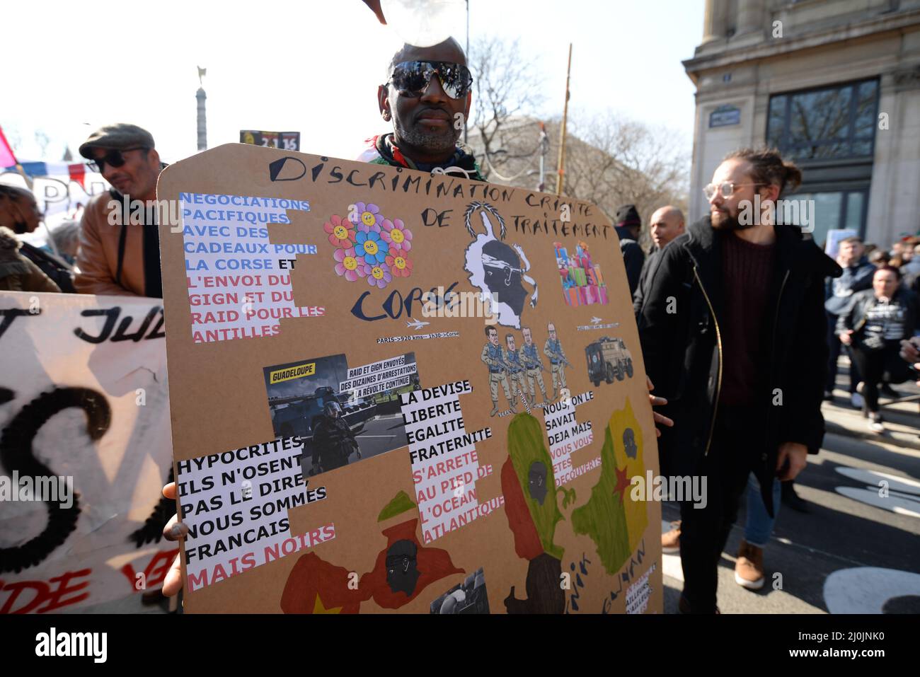 faible mobilisation contre le racisme Stock Photo