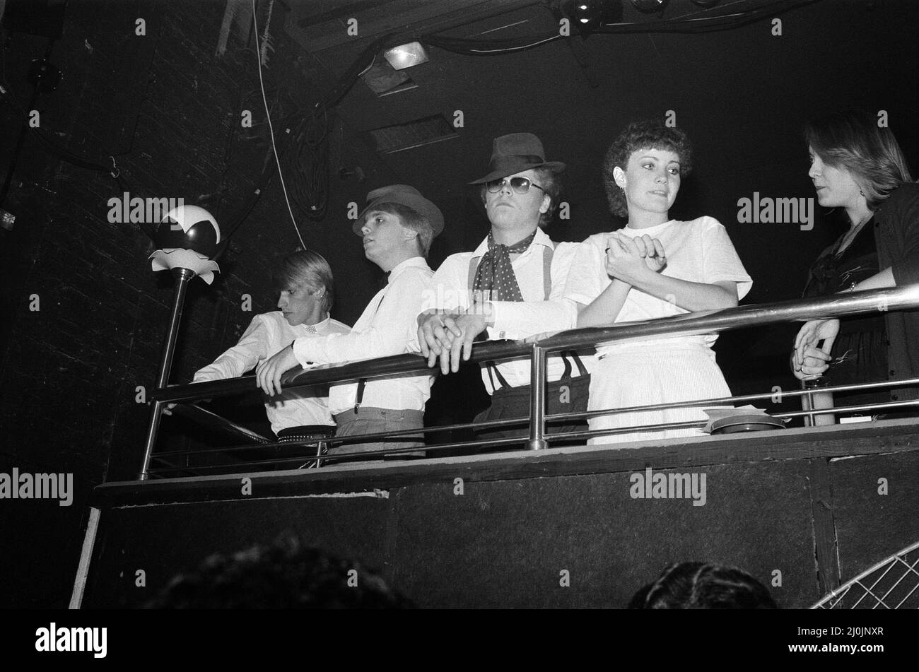 Guests at the Music Machine in London's Camden Town. 26th June 1982
