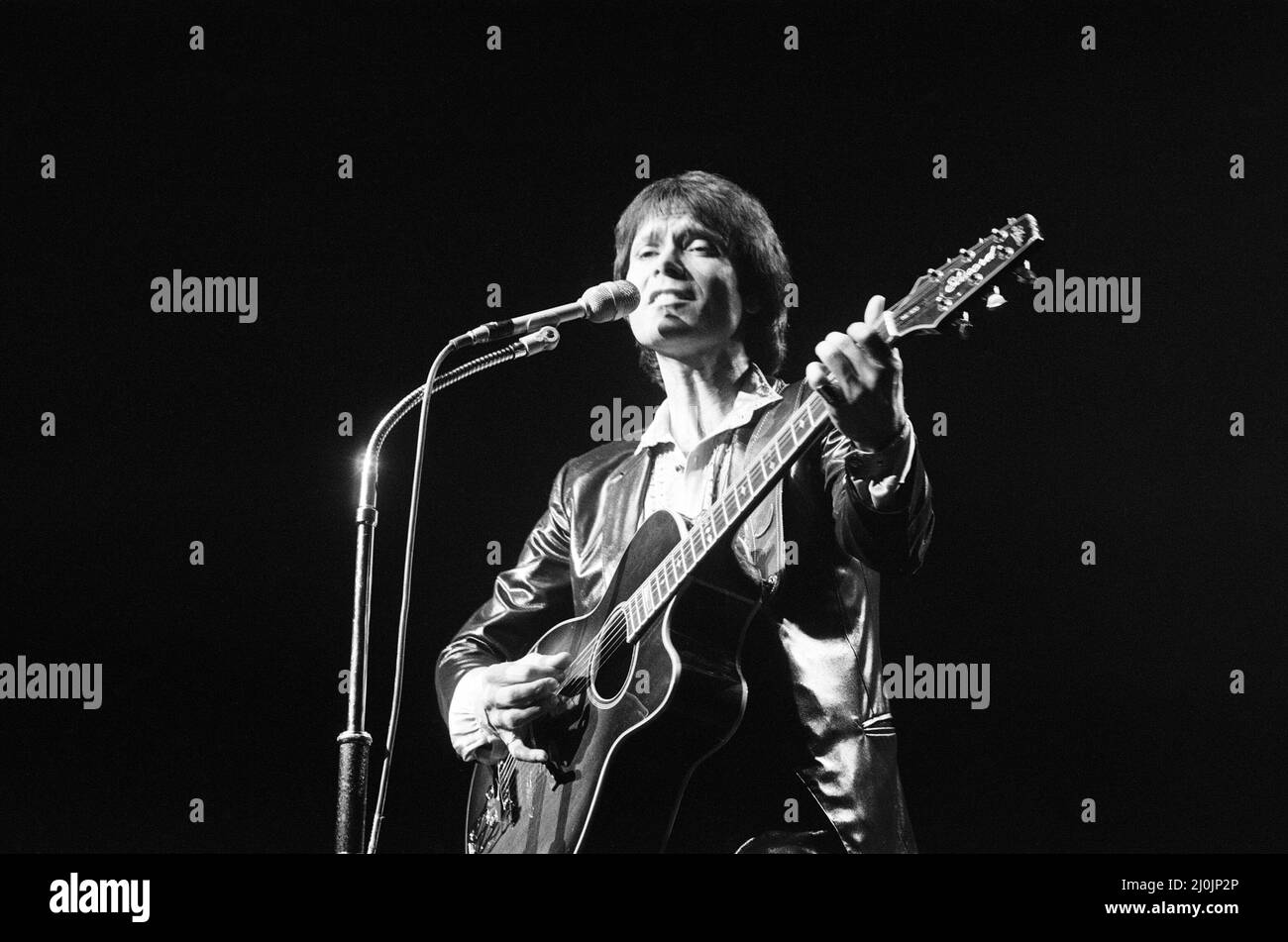Cliff Richard in concert. May 1981. Stock Photo