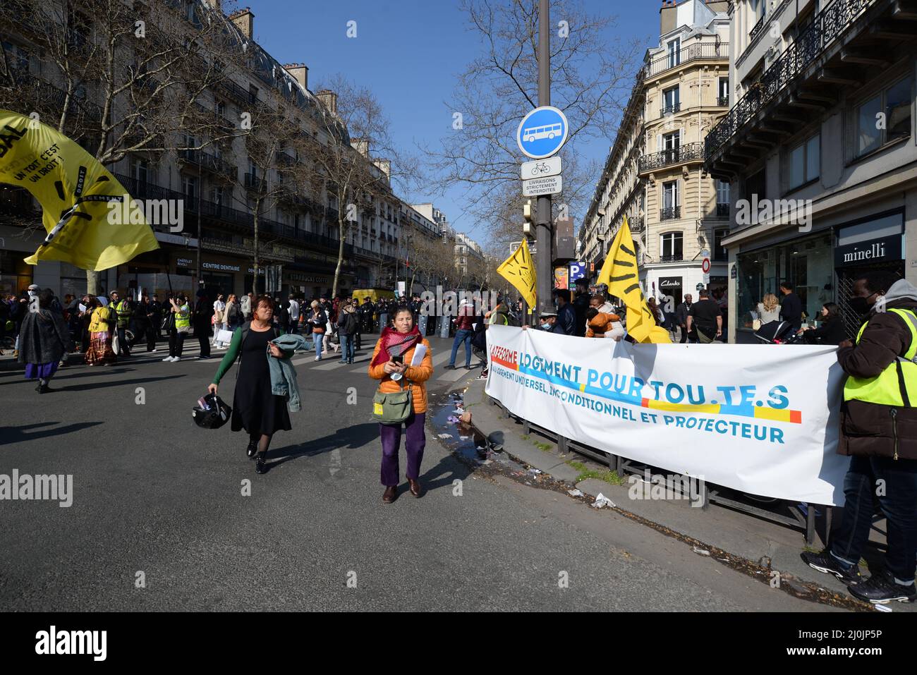 faible mobilisation contre le racisme Stock Photo