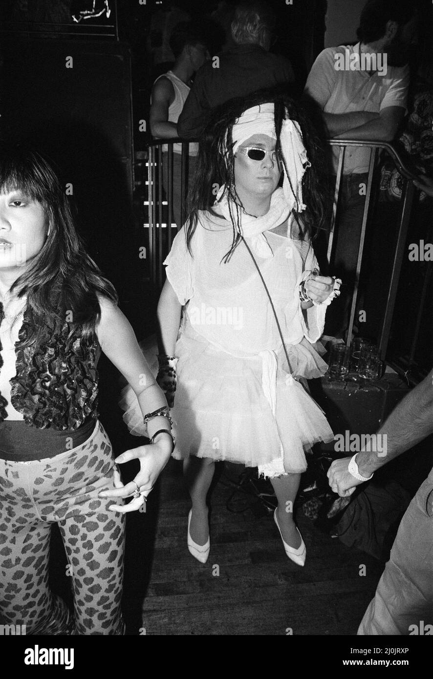 Guests at the Music Machine in London's Camden Town. 26th June 1982