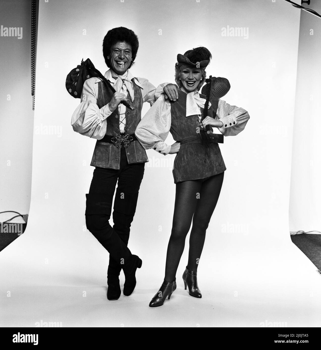 Lionel Blair and sister Joyce Blair. 3rd December 1981 Stock Photo - Alamy