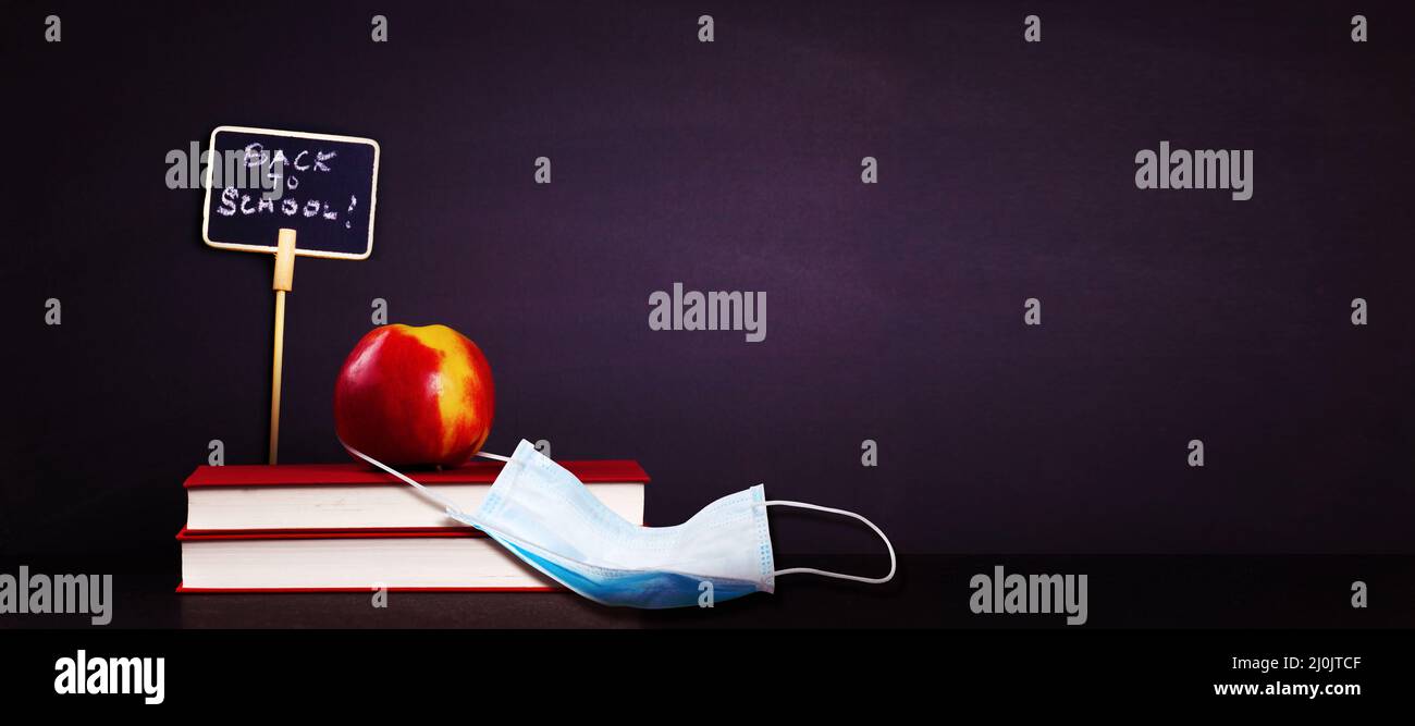 Welcome back to school after corona pandemic Stock Photo - Alamy
