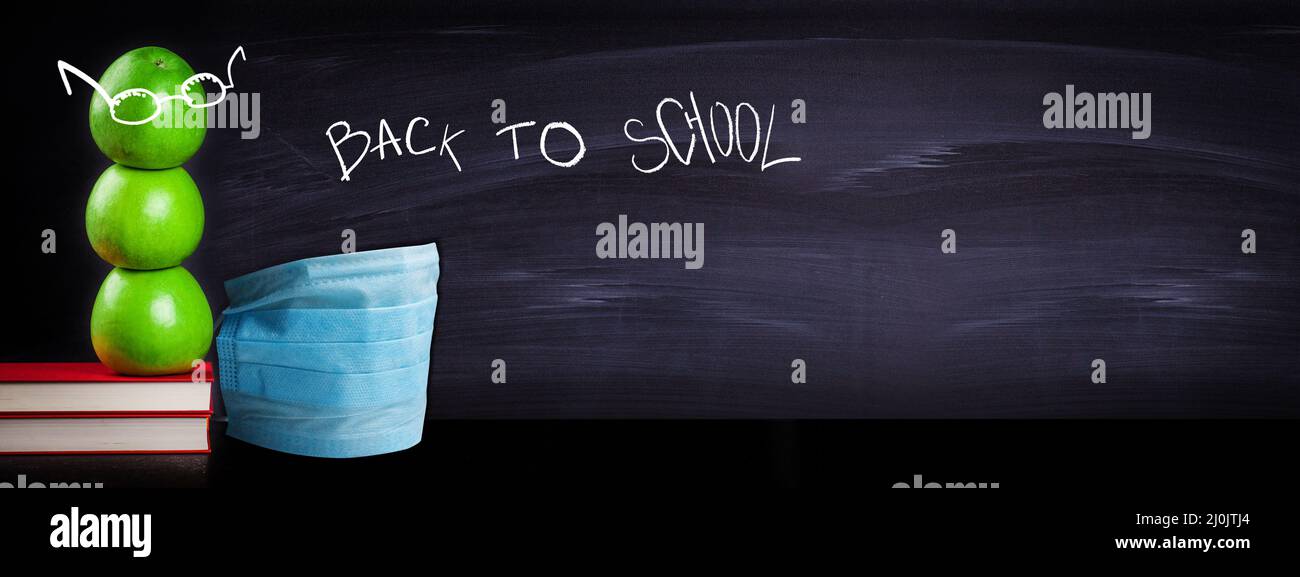 Welcome back to school after corona pandemic Stock Photo - Alamy