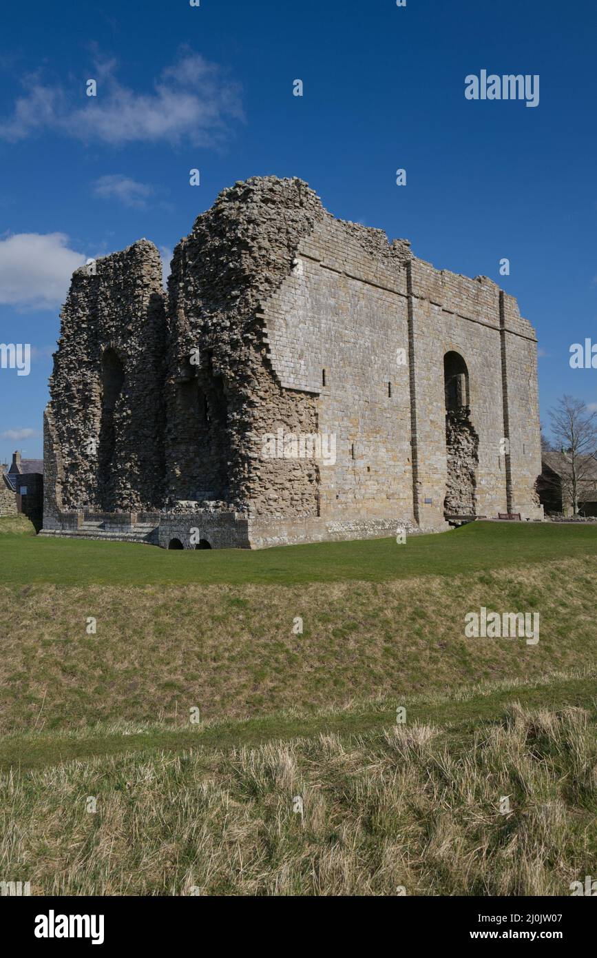 Medieval Bowes Castle in County Durham Stock Photo Alamy