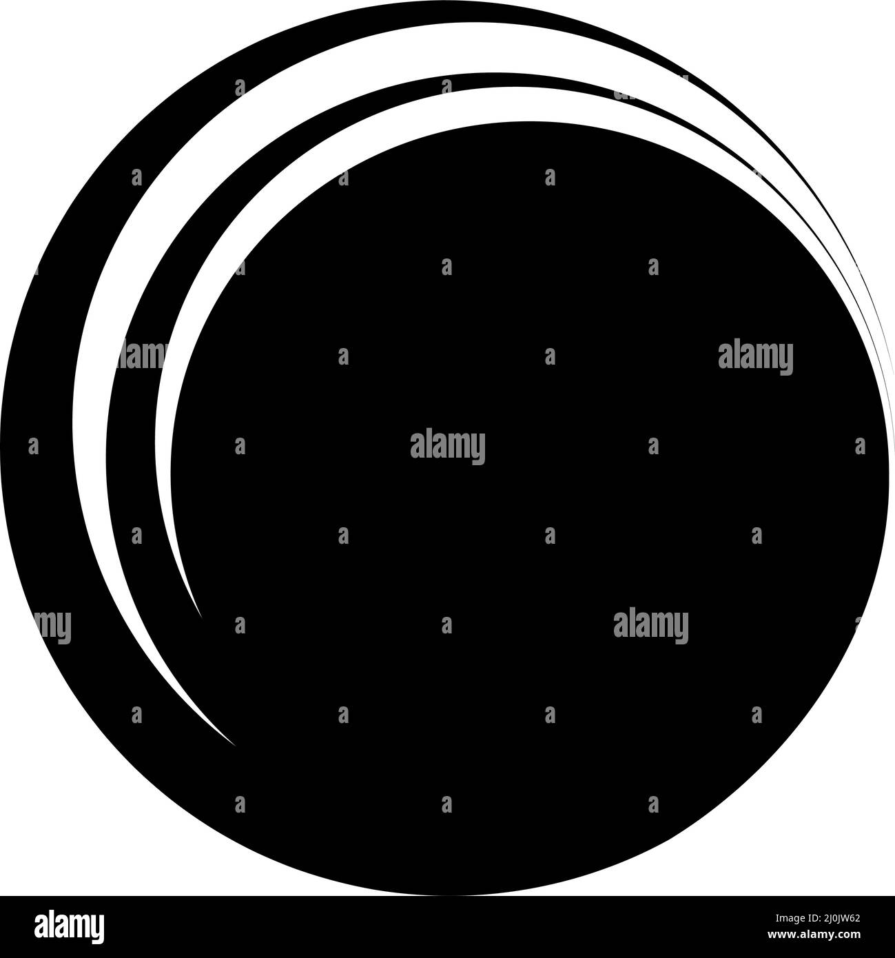 Black and white abstract circles. Circular spiral, swirl, twirl and ...
