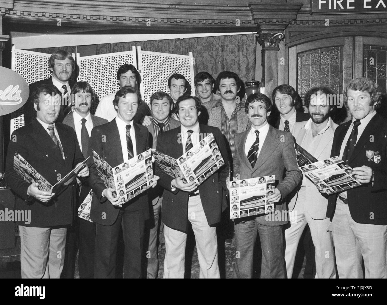 The Welsh Rugby Singers. Welsh rugby stars of the past decade have got