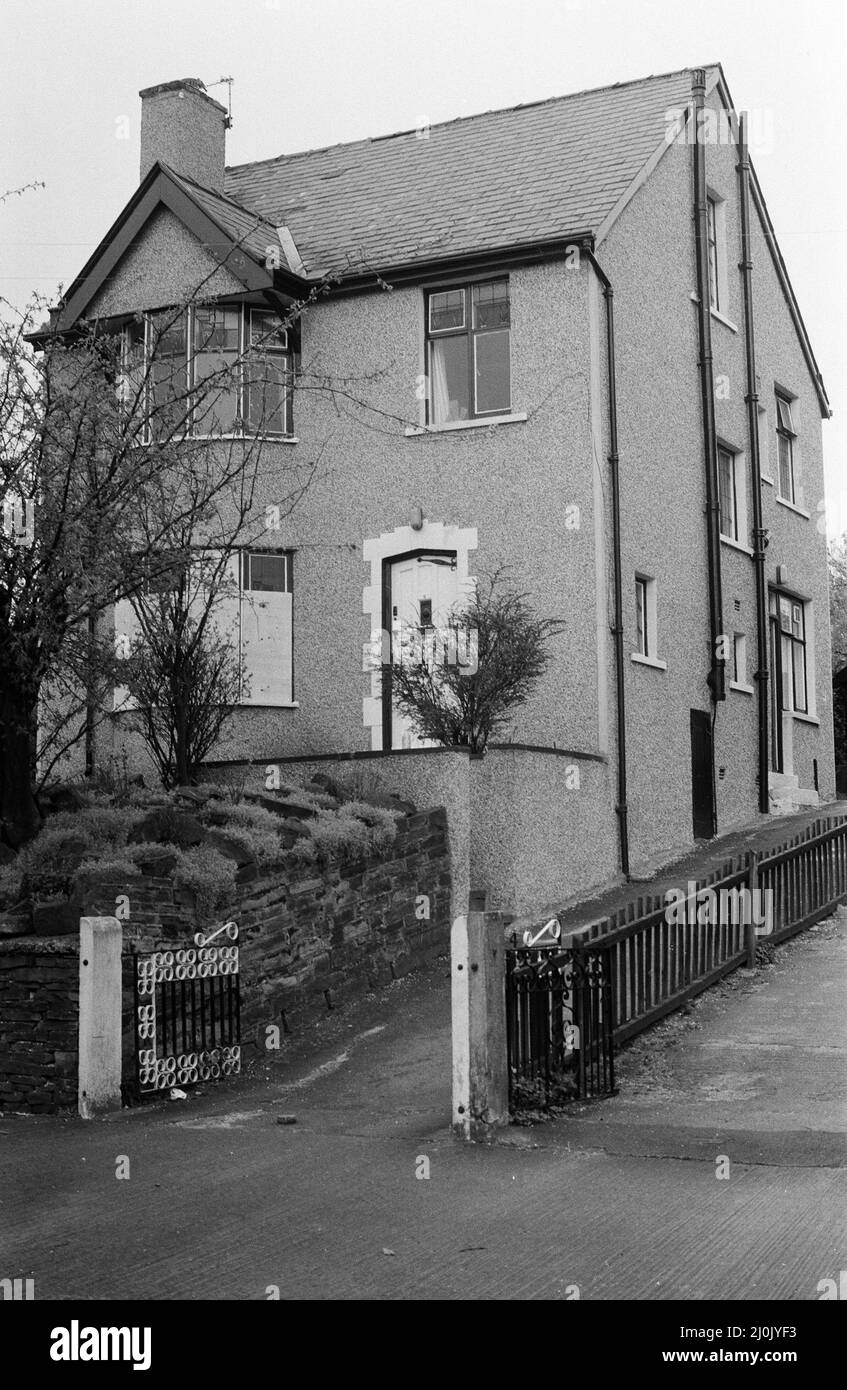 Aftermath of a fire at the home of the Yorkshire Ripper in Bradford, West Yorkshire, England Aftermath of a fire at the home of the Yorkshire Ripper in Bradford, West Yorkshire, England
