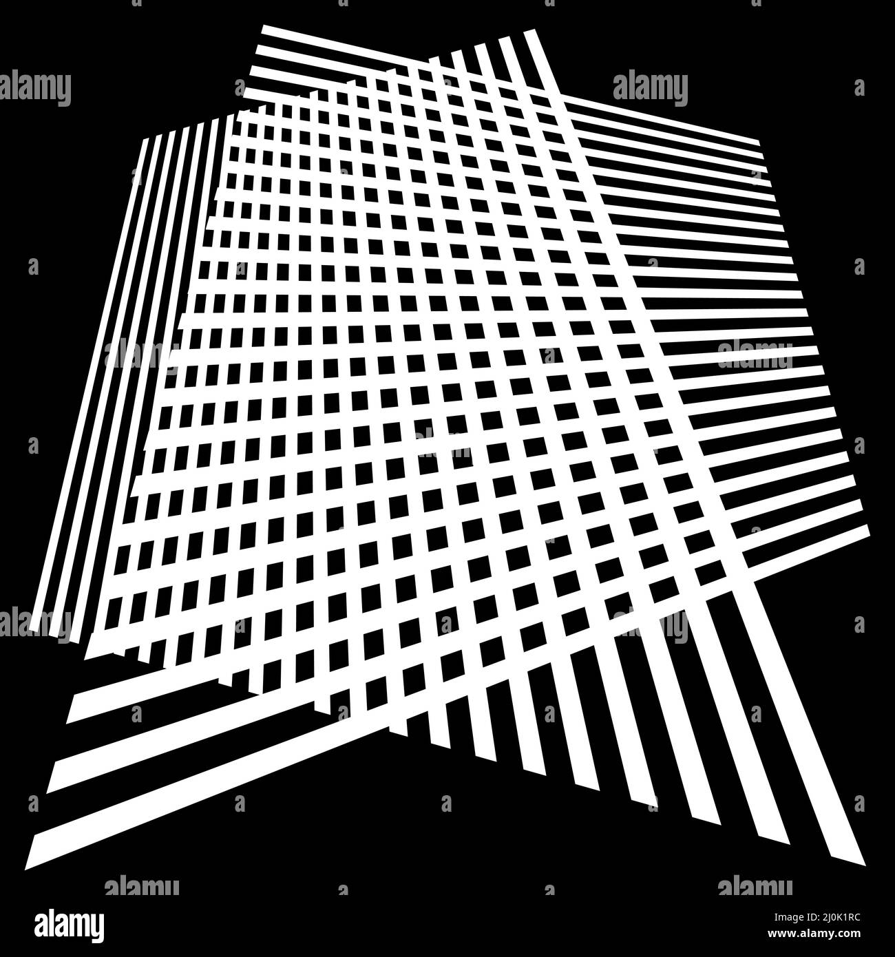 Abstract random grid, mesh. Lattice, grating and grille pattern with ...