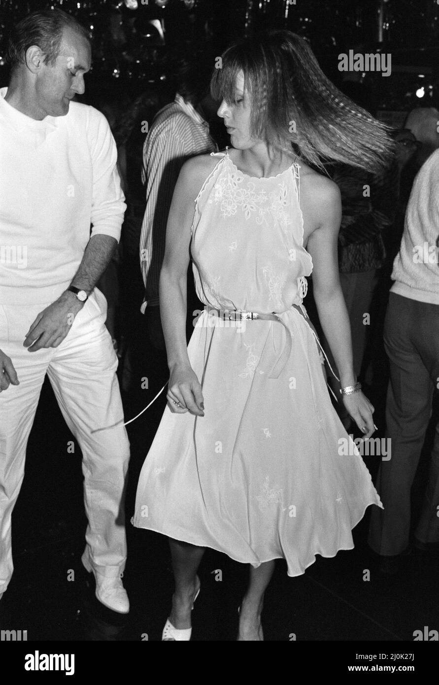 People dancing at the new nightclub Stringfellows in Covent Garden ...