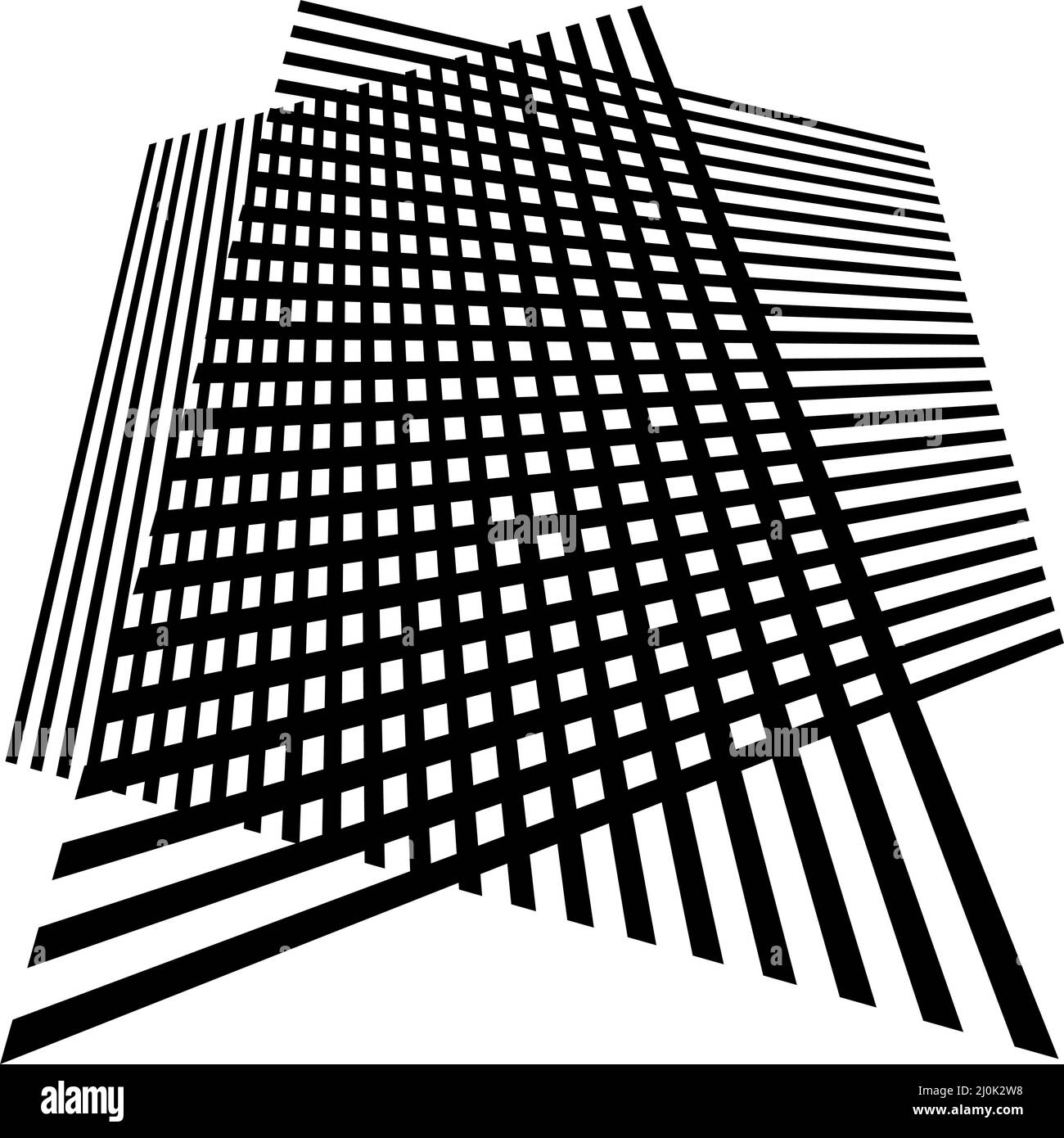 Abstract random grid, mesh. Lattice, grating and grille pattern with ...