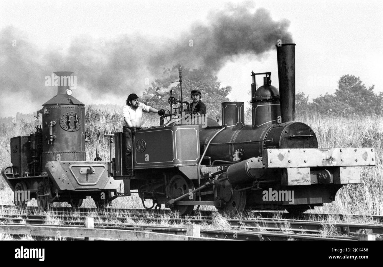 A Coffee Pot Loco and the Lewin (right) two of the steam