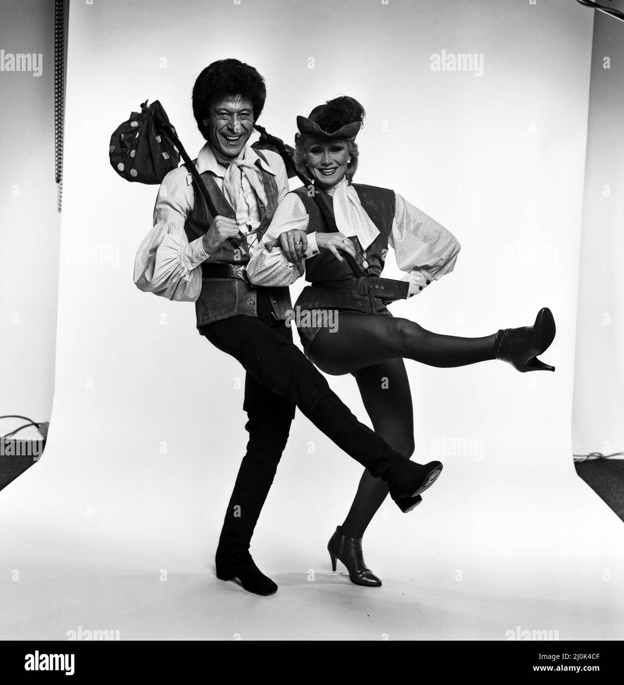 Lionel Blair and sister Joyce Blair. 3rd December 1981 Stock Photo - Alamy